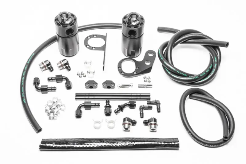 Radium Fluid Lock Dual Catch Can Kit - 2017-2026 Honda Civic Type-R