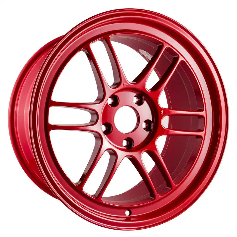 Enkei RPF1 18x9.5 5x114.3 38mm Offset 73mm Bore - Competition Red (Single Wheel) (STI w/ Brembos Require Wheel Spacers)