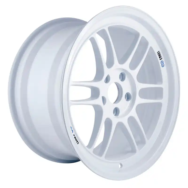 Enkei RPF1 18x9.5 5x114.3 38mm Offset 73mm Center Bore - Vanquish White (Single Wheel) (STI w/ Brembos Require Wheel Spacers)