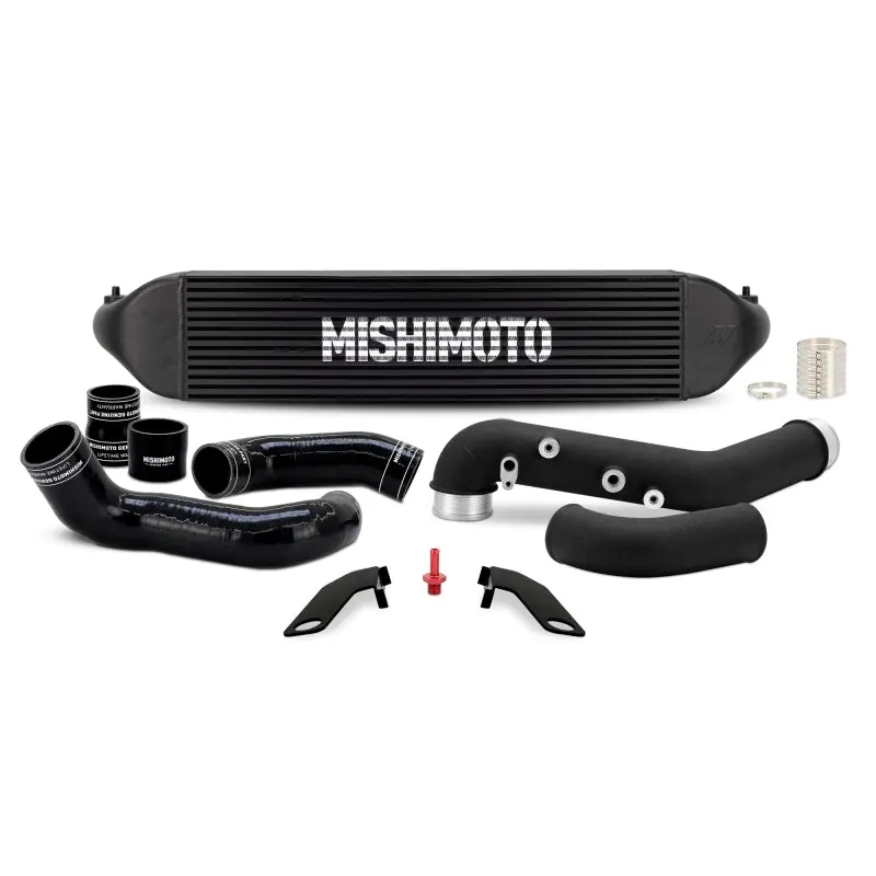 Mishimoto Intercooler Kit w/Pipes - Black Intercooler/Black Pipes - 2023-2026 Honda Civic Type-R
