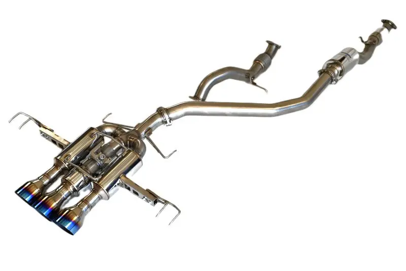 Invidia R400 Single Layer Titanium Tip Full Catback (Non Polish Pipe) - 2023-2026 Honda Civic Type-R (FL5)