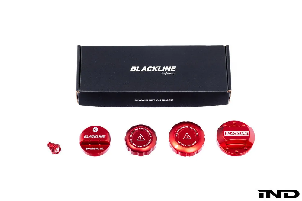 Goldenwrench Blackline Performance Cap Set, Edition Red - 2023-2026 Toyota GR Corolla
