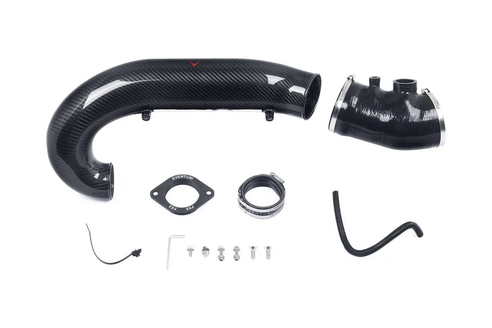 Eventuri Carbon Charge Pipe V3 - 2017-2021 Honda Civic Type-R