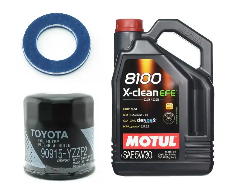 Motul 8100 X-Clean EFE Oil Change Kit, 5W30 - 2023-2026 Toyota GR Corolla