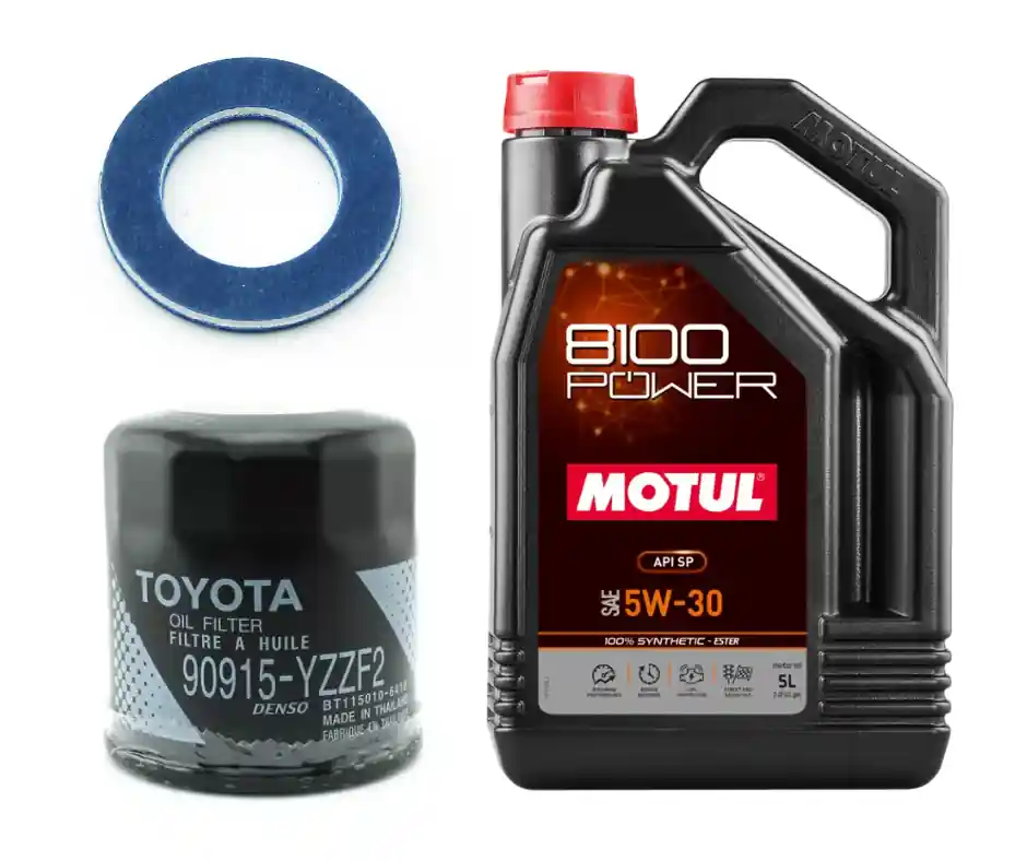 Motul 8100 Power Oil Change Kit, 5W30 - 2023-2026 Toyota GR Corolla