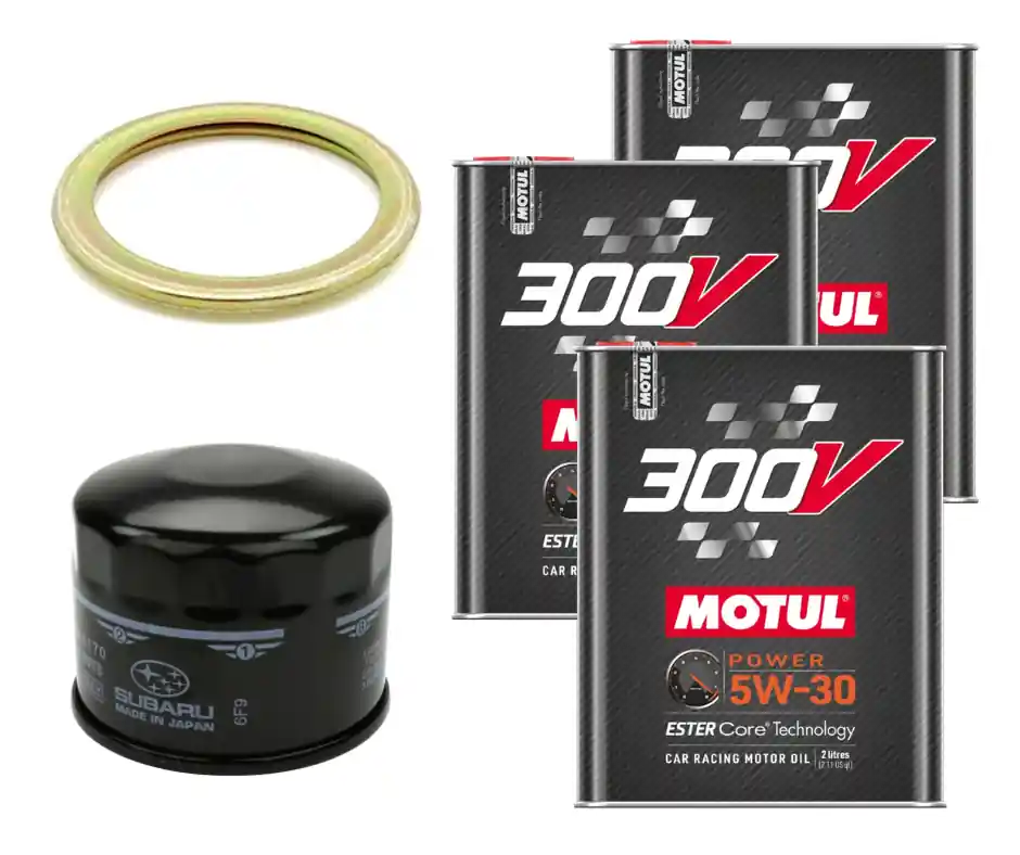 Motul 300V Oil Change Kit, 5W30 - 2013-2020 Subaru BRZ / Toyota GT86 & FR-S