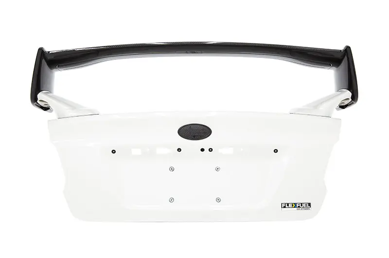 OLM STI Style Carbon Fiber/Gloss Black Spoiler w/o bases - 2015+ WRX / STI