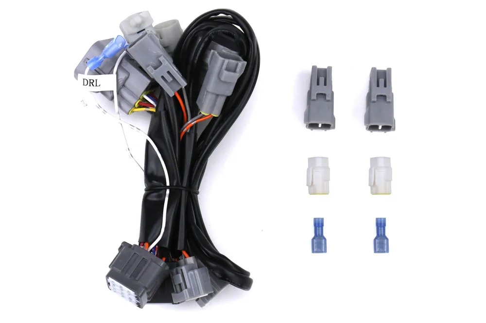 OLM 2015-2017 WRX / STi Headlight Upgrade Harness for 18+ Headlights (Pair)