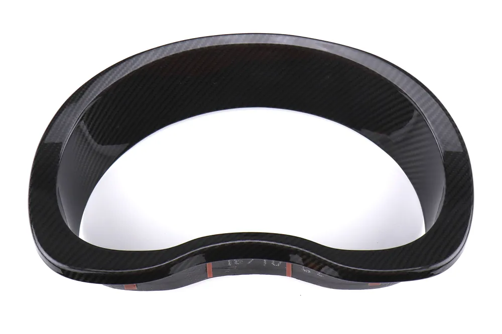 OLM LE Dry Carbon Fiber Speedometer Cluster Trim Cover - 2015-2021 Subaru WRX / STI / 2014-2018 Forester / 2013-2017 Crosstrek