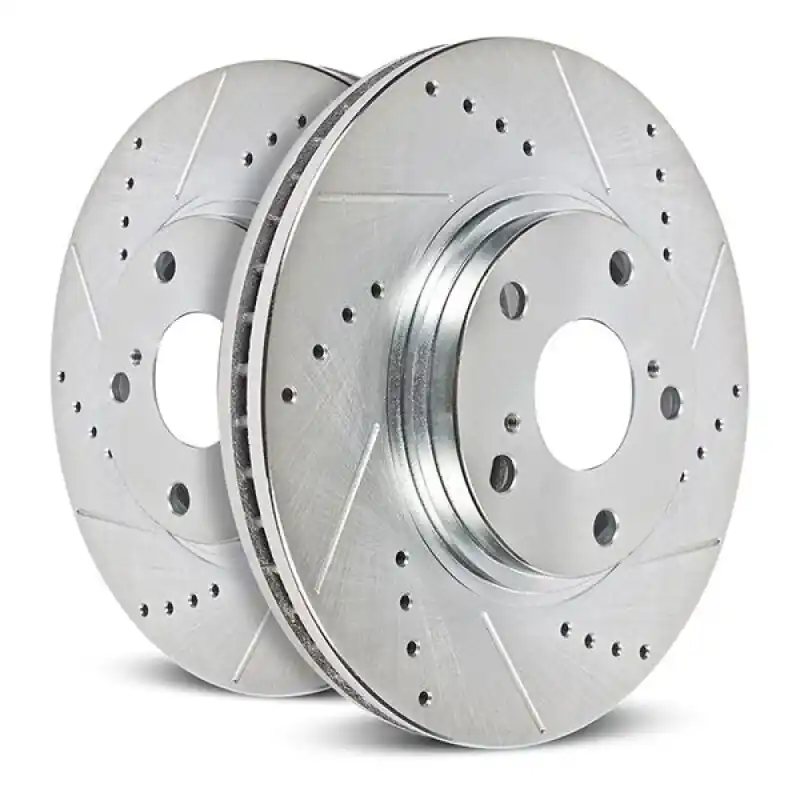 Power Stop Front Drilled & Slotted Rotor (Pair) - 2022-2023 Hyundai Elantra N