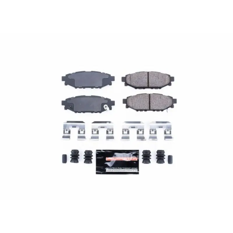 Power Stop Rear Z23 Evolution Sport Brake Pads w/Hardware - 2013-2016 Subaru BRZ