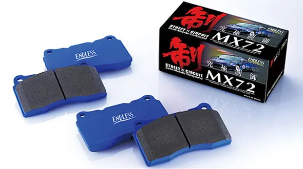 Endless MX-72 Rear Brake Pads - 2017-2026 Honda Civic Type R