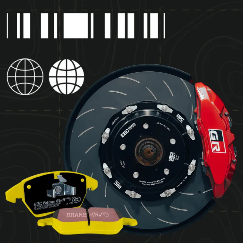 EBC Yellowstuff Pad and SG 2-Piece Rotor Front Kit - 2023-2026 Toyota GR Corolla