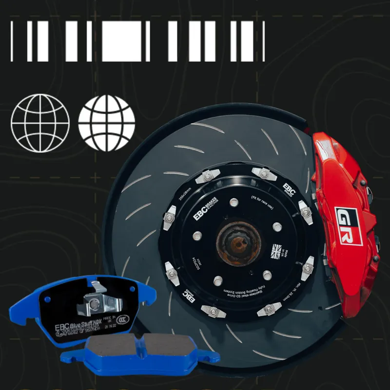 EBC Bluestuff Pad and SG 2-Piece Rotor Front Kit - 2023-2026 Toyota GR Corolla
