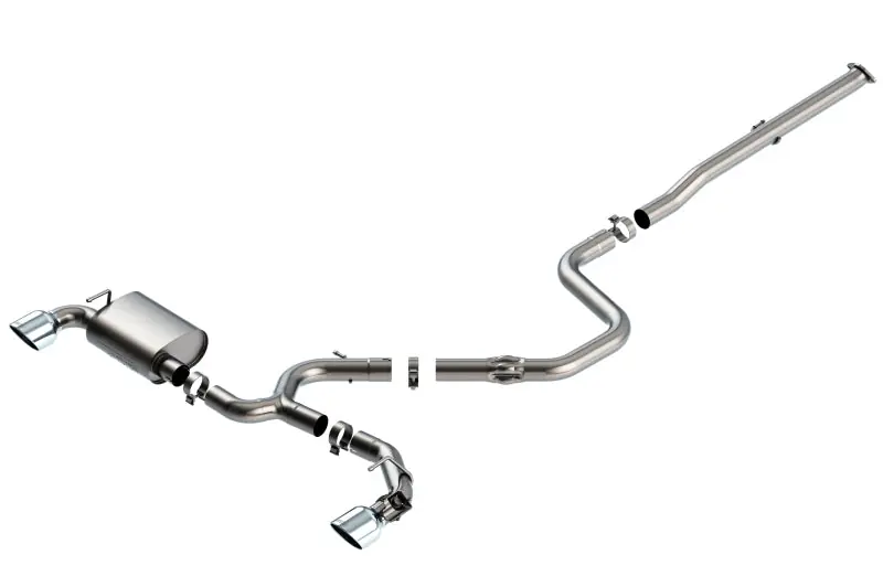Borla ATAK CatBack Exhaust w/ SS Tips - 2019-2022 Hyundai Veloster N (MT Only)