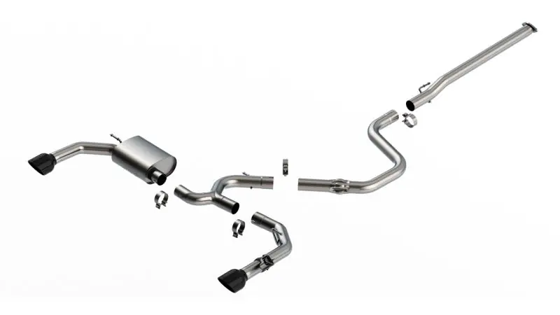 Borla ATAK Catback Exhaust Black Chrome - 2022-2026 Hyundai Elantra N