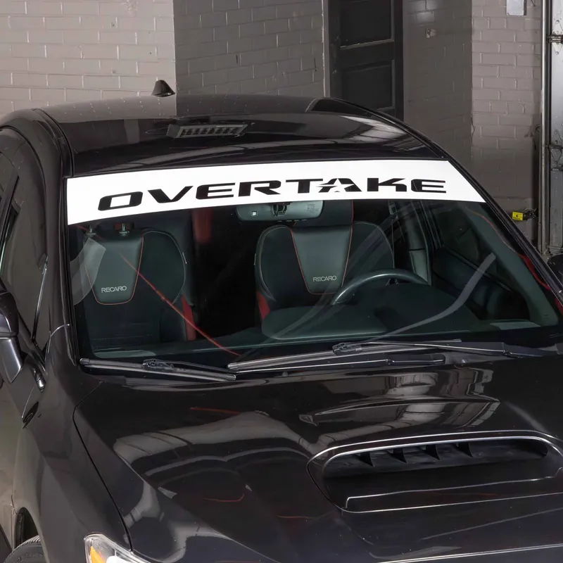 OVERTAKE Windshield Banner - Universal Fit for 2002+ Subarus