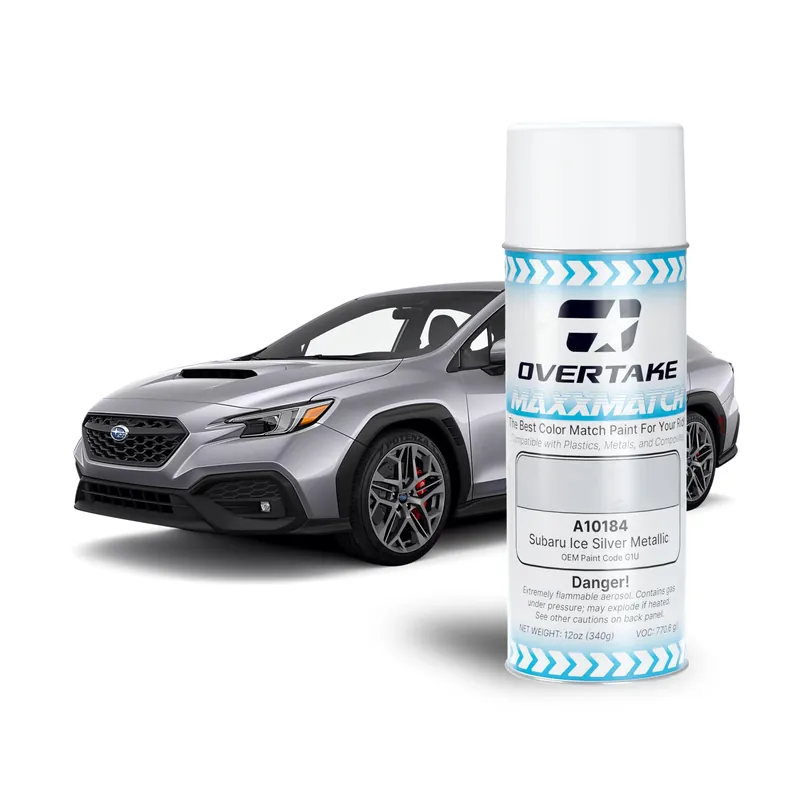 OVERTAKE MaxxMatch Paint - Subaru Ice Silver Metallic G1U 12oz. Can - Universal