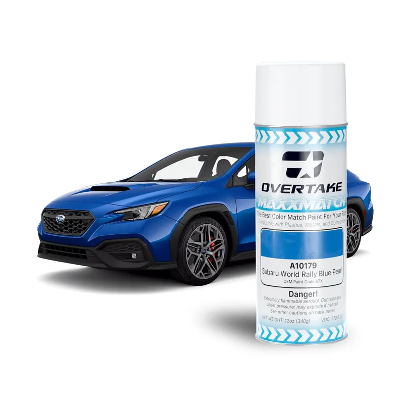 OVERTAKE MaxxMatch Paint - Subaru World Rally Blue Pearl K7X 12oz. Can - Universal