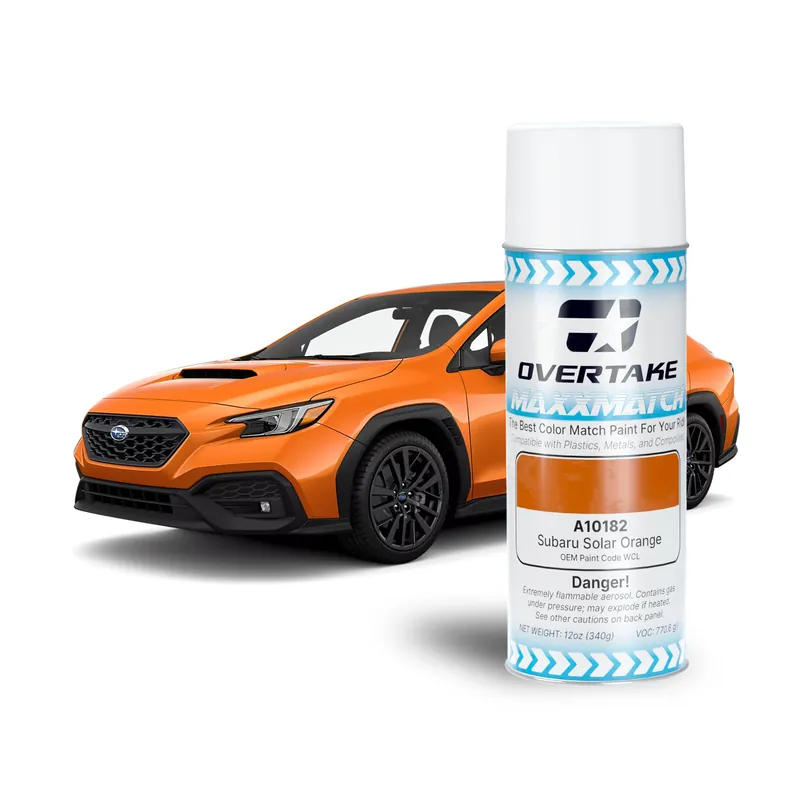 OVERTAKE MaxxMatch Paint - Subaru Solar Orange WCL 12oz. Can - Universal