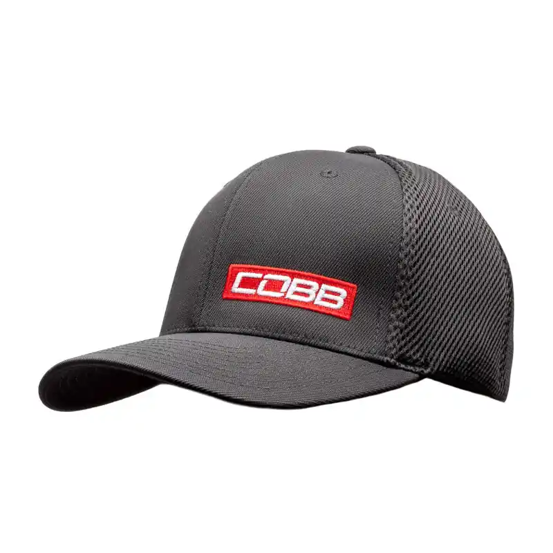 Cobb Tuning FlexFit Ultrafibre Airmesh Cobb Red Bar Cap - Small / Medium