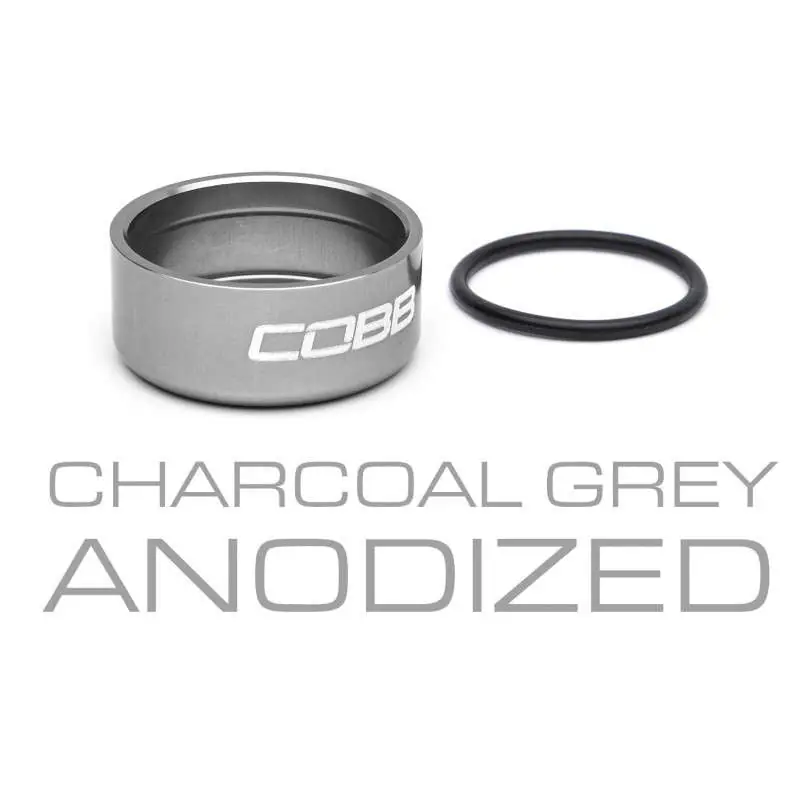 Cobb Knob Trim Ring - Charcoal Grey Anodized - 2002-2026 Subaru WRX / 2004-2021 STI / 2004-2008 Forester XT / 2005-2012 Legacy GT / 2005-2005 Outback XT