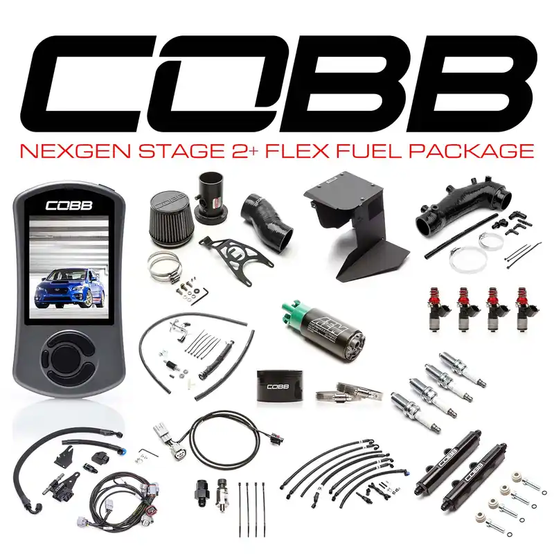 Cobb NexGen Stage 2 Power Package - Black - 2015-2018 Subaru STI