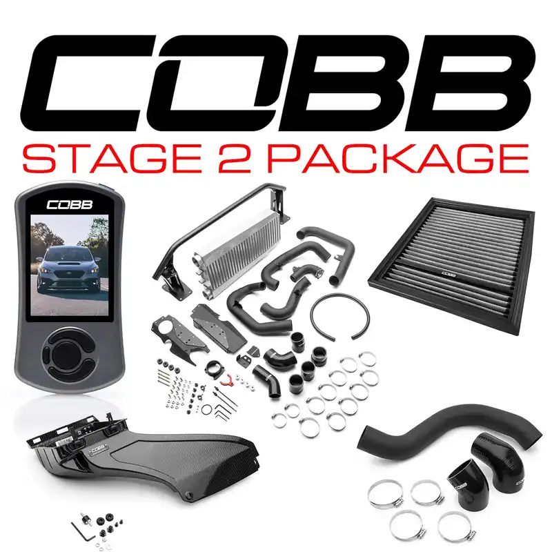 Cobb Stage 2 Power Package w/Silver FMIC - 2022-2026 Subaru WRX