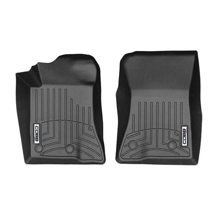 COBB Front FloorLiner by WeatherTech - Black - 2015-2017 Ford Mustang