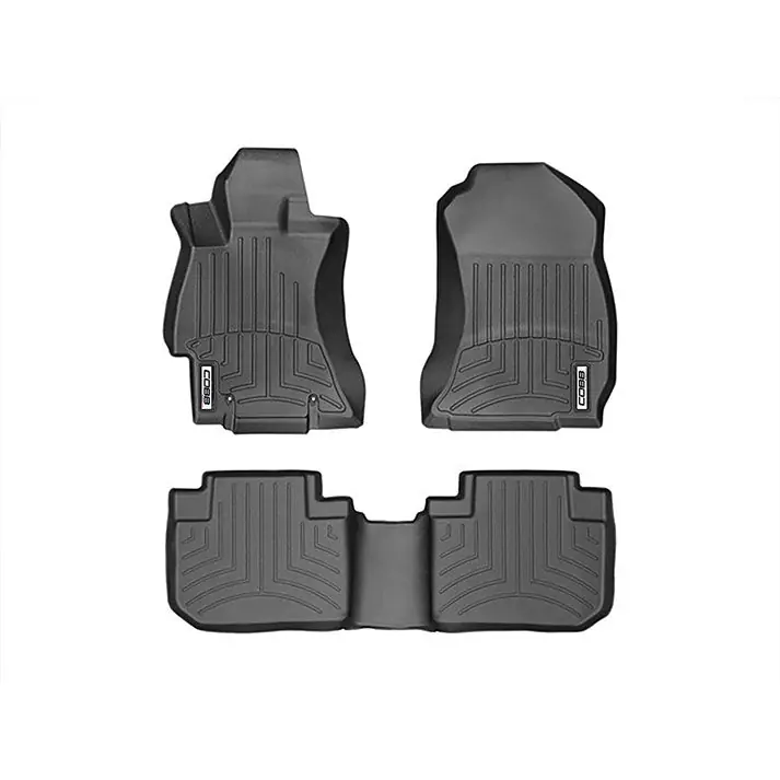 COBB Front and Rear FloorLiner by WeatherTech - Black - 2014-2018 Subaru Forester XT