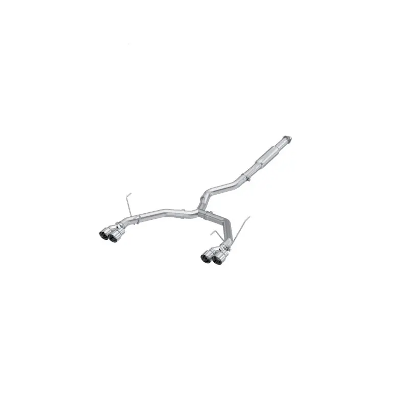 MBRP 3in Race Profile Cat-Back - Dual Split Rear Quad Tips - 2022-2026 Subaru WRX