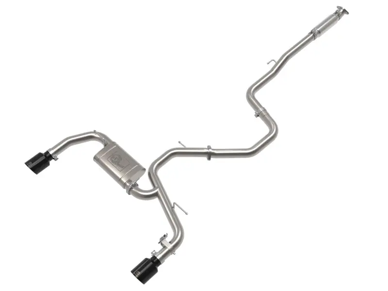 aFe Takeda 3in 304 SS Cat-Back Exhaust w/ Black Tips - 2022-2026 Hyundai Elantra N