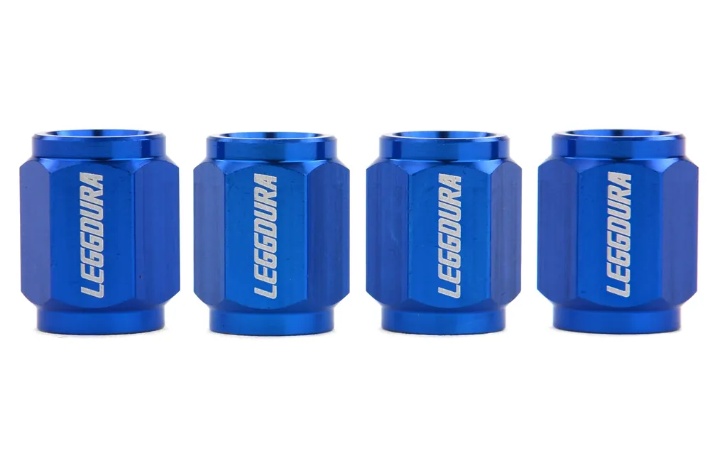 Project Kics Leggdura Racing Blue Valve Cap
