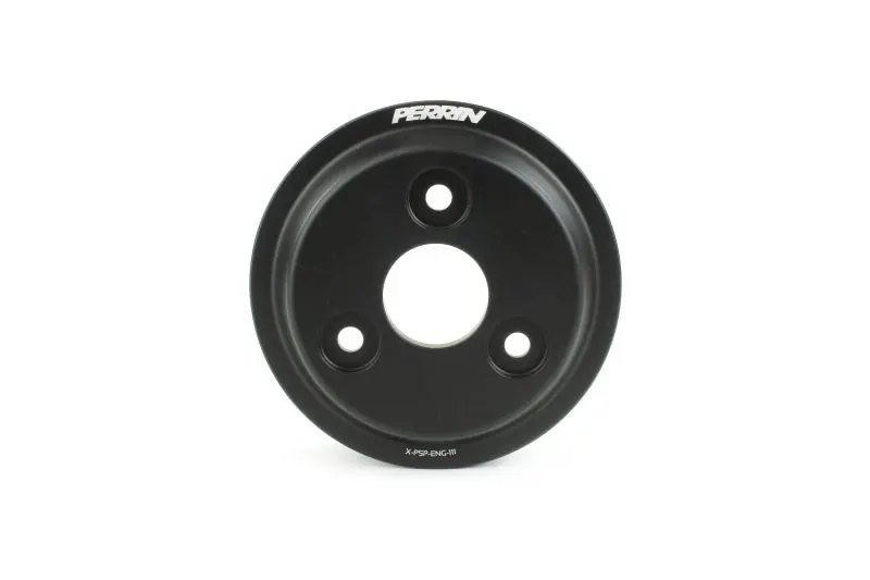 PERRIN Lightweight Water Pump Pulley - Black 2022-2025 Subaru WRX / 2021-2025 Crosstrek / 2020-2025 LGT/OBXT/FXT