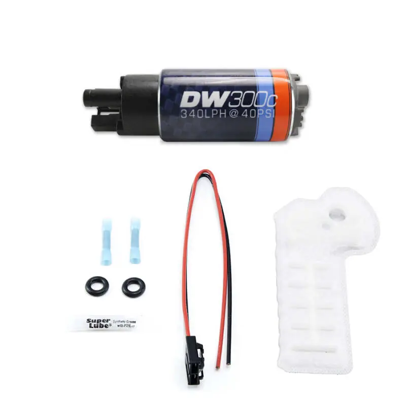 DeatschWerks 340lph DW300C Compact Fuel Pump (w/o Mounting Clips) - 2017-2021 Honda Civic Type R