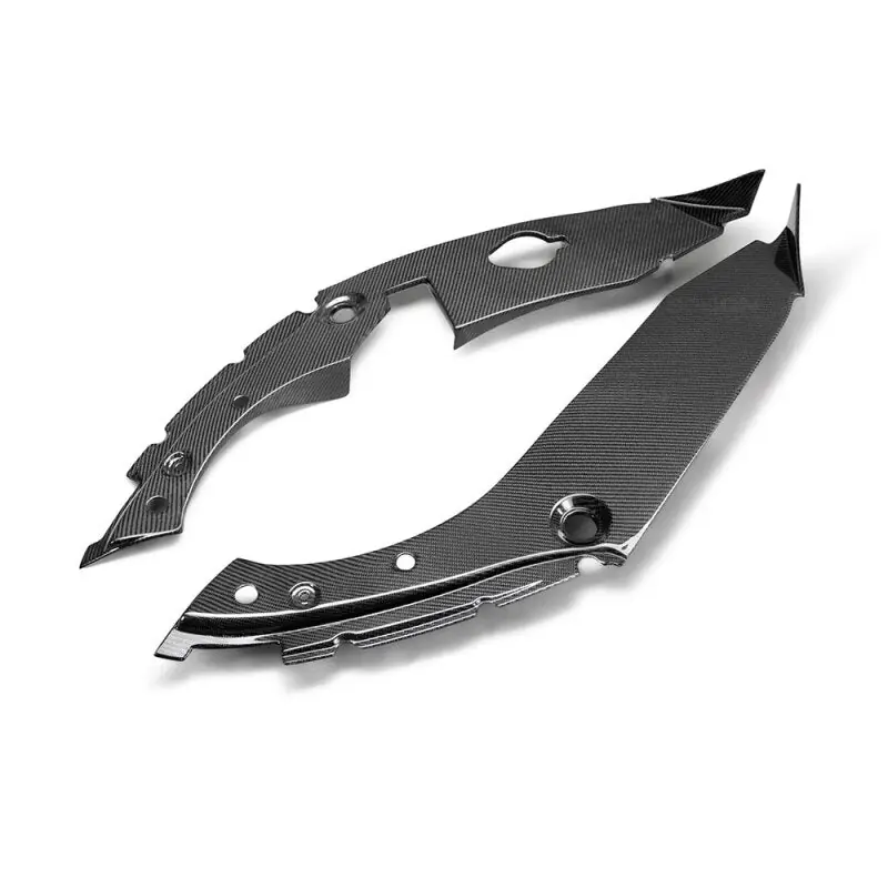 Seibon Carbon Fiber Under Hood Inner Wing Trims - 2017-2021 Honda Civic Type-R FK8