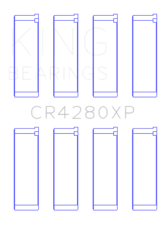 King Engine Bearings 48mm Rod (Size +.025) Performance Rod Bearing Set - Subaru EJ Models (inc. 2002-2014 WRX / 2004-2021 STI)