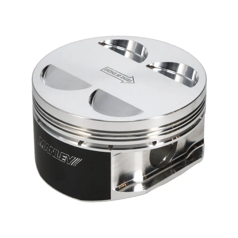 Manley 75mm DE-STROKED 99.75mm +.25mm Bore 9.8:1 Dish Piston Set w/ Rings - 2004-2021 Subaru STi (EJ257)