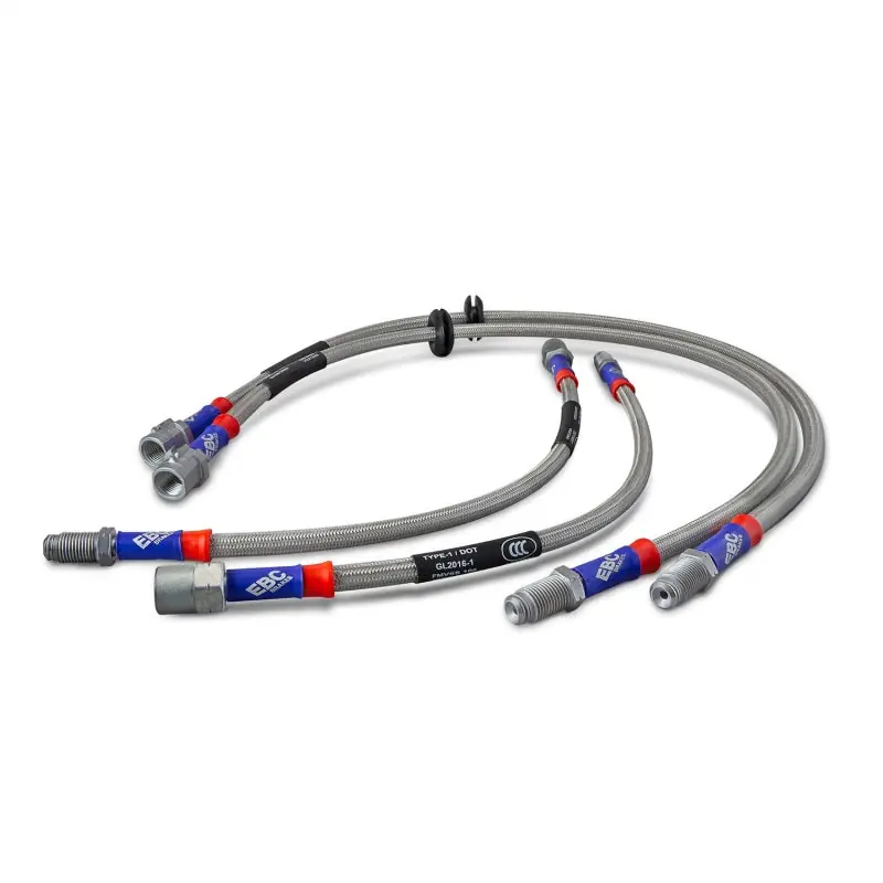 EBC Stainless Steel Brake Line Kit - 2002-2007 Subaru WRX