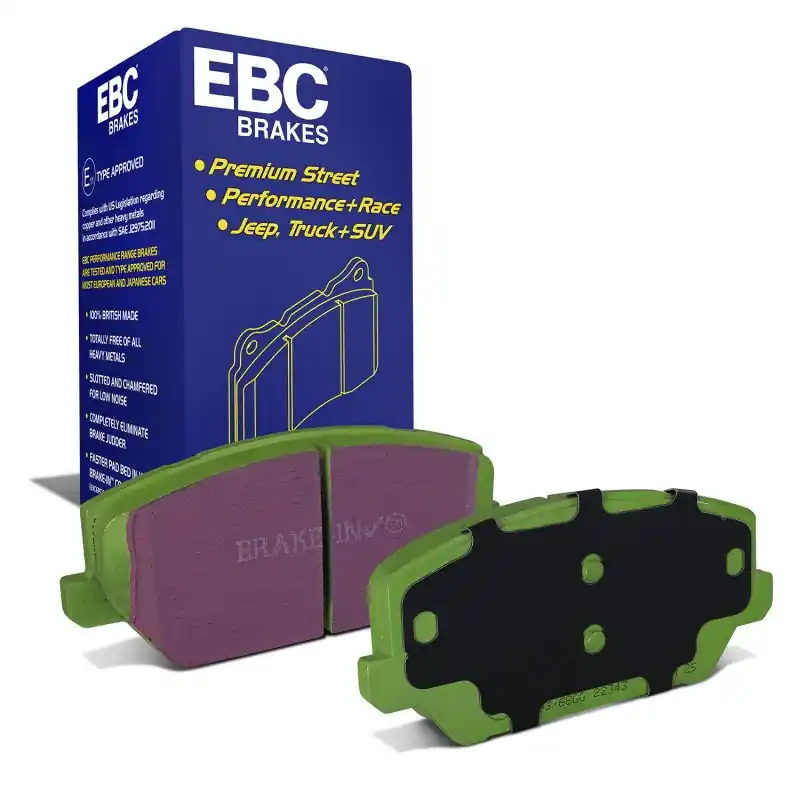 EBC Greenstuff Front Brake Pads - 2022-2026 Hyundai Elantra N / 2019-2022 Hyundai Veloster N (2nd Gen)