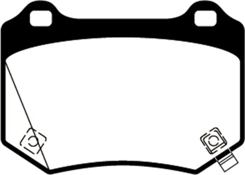 EBC Yellowstuff Rear Brake Pads - 2018-2021 Subaru STI