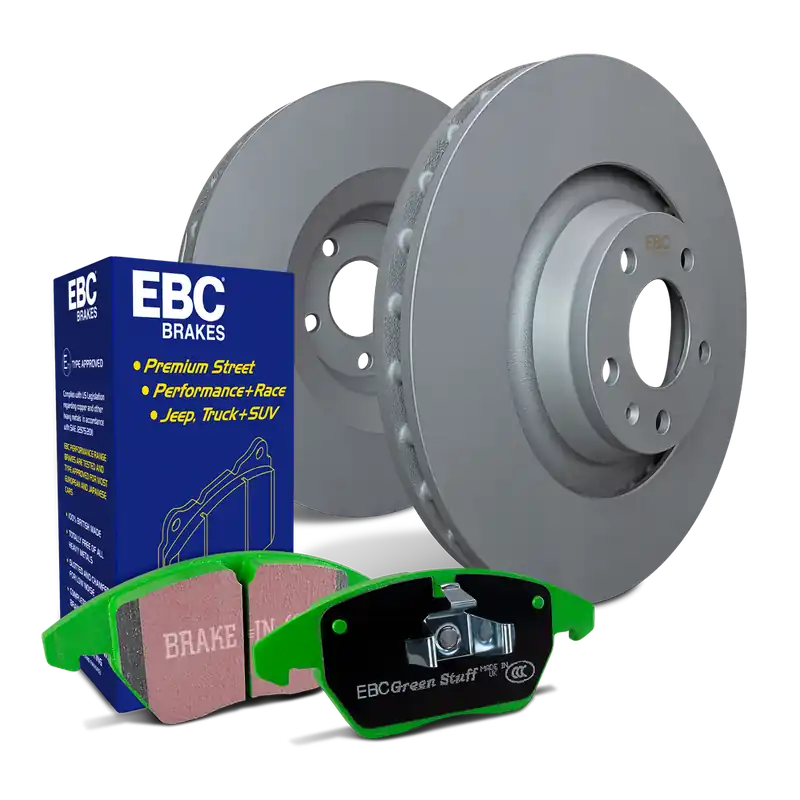 EBC S11K Greenstuff Pad and Plain Rotor Front Kits - 2019-2022 Hyundai Veloster N (2nd Gen)