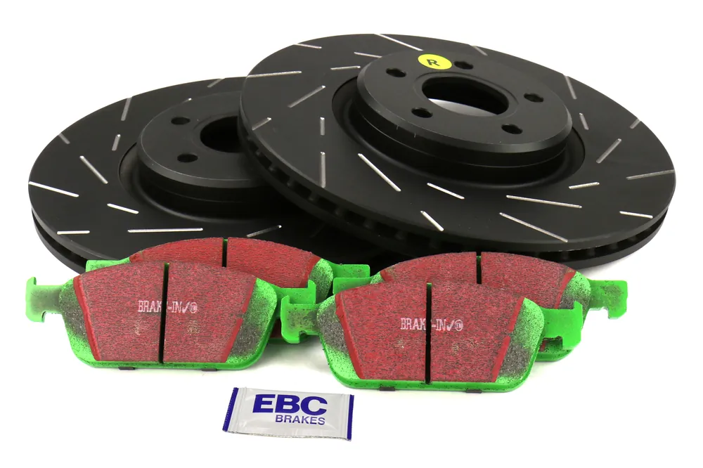 EBC S2K Greenstuff Pad and USR Rotor Front Kit - 2022-2026 Subaru WRX VB