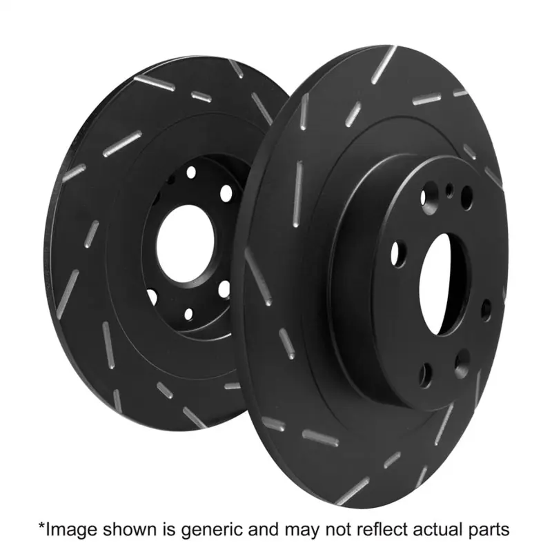 EBC Brakes USR Series Sport Slotted Rear Brake Rotors - 2019-2022 Hyundai Veloster N