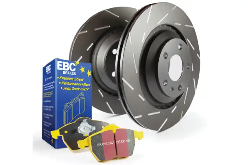EBC S9K Yellowstuff Pad and USR Rotor Front Kit - 2015-2021 Subaru WRX