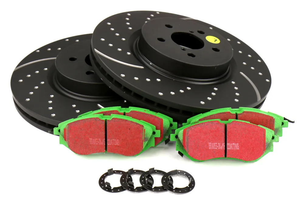 EBC S10K Greenstuff Pad and GD Rotor Front Kit - 2022-2026 Hyundai Elantra N