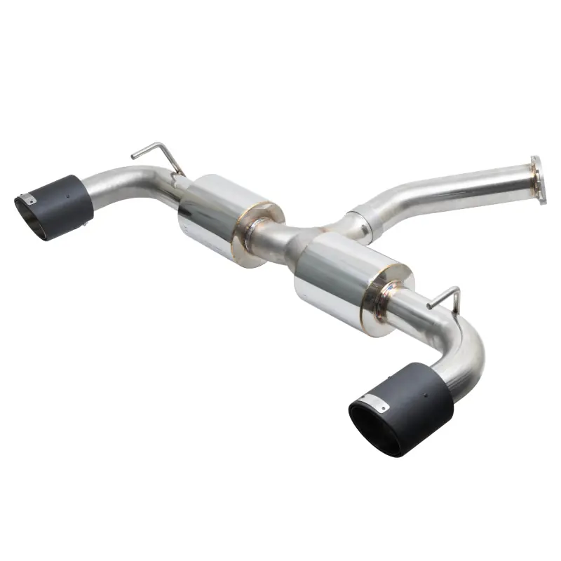 Injen Performance SS Axle Back Exhaust System - Carbon Tips - 2019-2022 Hyundai Veloster N L4 2.0L Turbo