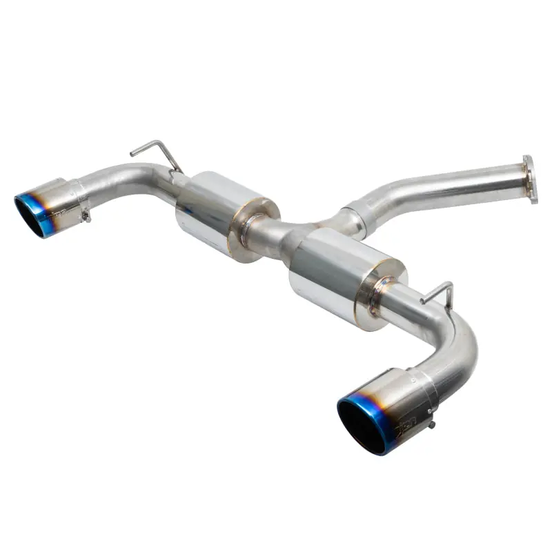 Injen Performance SS Axle Back Exhaust System - Burnt Ti Tips - 2019-2022 Hyundai Veloster N L4 2.0L Turbo