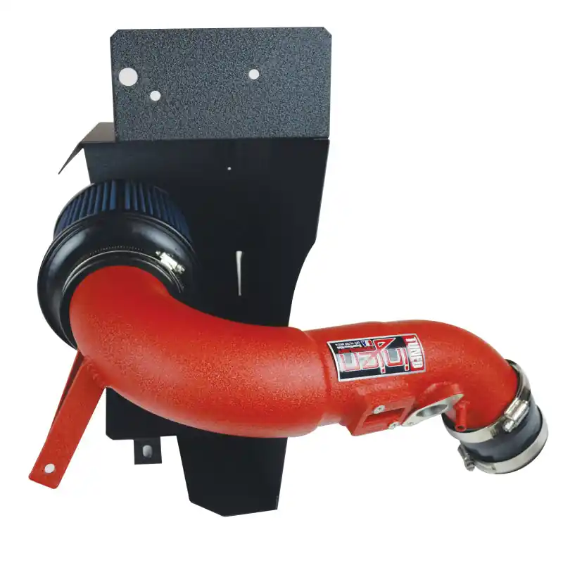 Injen Wrinkle Red Short Ram Air Intake - 2017-2021 Honda Civic Type R (2.0L Turbo)