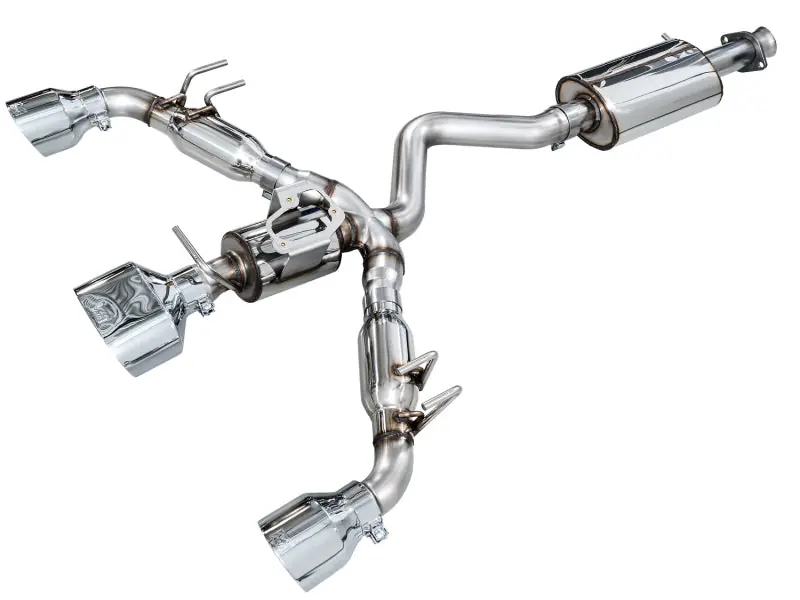 AWE Tuning Touring Edition Catback Exhaust - Chrome Silver Tips - 2023-2026 Toyota GR Corolla